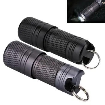 Portabil Mini Breloc USB Reîncărcabilă Lanterna LED-uri Titularul Cheie de Buzunar brelocuri Torch Lampă de Iluminat de Noapte Pentru Camping/Drumetii