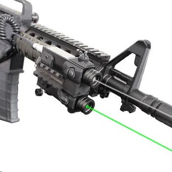 Militar 5mw Verde Laser Dublu Fascicul Laser Verde și Infraroșu IR Laser, Pusca Airsoft Tactic cu Laser Pointer Pentru AR15 AK47