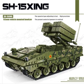 1561Pcs Tanc Militar Model Blocuri HJ-10 Rachetă Anti-Tanc Chinezesc Luptă Armată Tehnologice Armă Asamblare DIY Jucarii