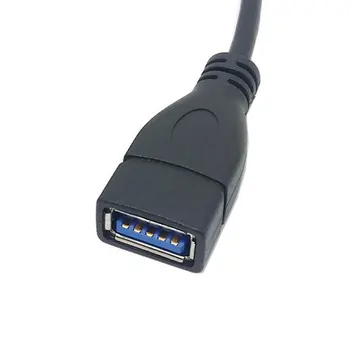 De 90 de Grade Unghi USB-C USB 3.1 Tip C Mascul la O Femelă OTG Cablu de Date pentru Macbook Tabletă, Telefon Mobil