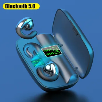 TWS Impermeabil Căști Sport Căști fără Fir, HD Apel Cască Bluetooth Conducție Osoasă Pavilioane de Afaceri setul cu Cască Bluetooth