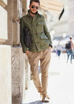 Mens de Moda Tendințe de Îmbrăcăminte Europeană 2021 American New Monocrom Bărbați Scule Uniformă Topuri, Jachete pentru Bărbați