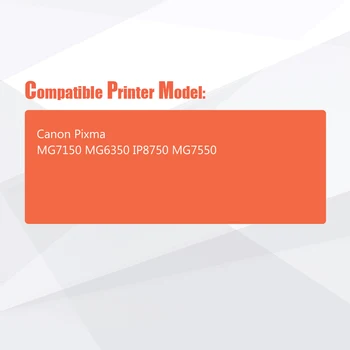 6pcs PGI550 IGP 550 CLI551 CLI-551 Cartus Cerneala, Compatibil Pentru Pixma MG7150 MG6350 IP8750 MG7550 imprimante
