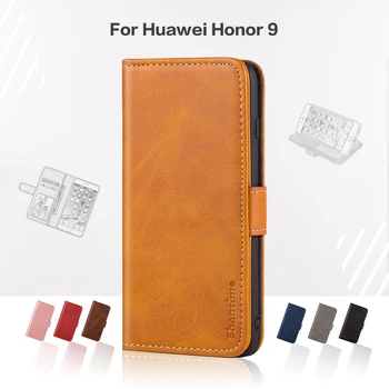 Flip Cover Pentru Huawei Honor 9 Caz De Afaceri Din Piele De Lux Cu Magnet Portofel Caz Pentru Huawei Honor 9 Capacul Telefonului