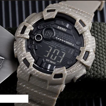 Mens Ceasuri de Top de Brand de Lux SKMEI Militare Ceas Sport Barbati Digital cu LED-uri Impermeabil Ceas de mână în aer liber Om relojes hombre 2019