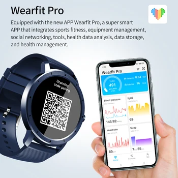 Howear HW21 Ceas Inteligent Bărbați IP68 rezistent la apa SmartWatch Monitor Sleep Tracker de Fitness Sport Watch Monitor de Ritm Cardiac Cadou