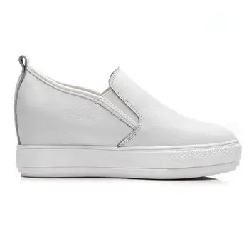 2017 primavara/toamna pantofi noi din piele, în creștere în pantofi casual gros Le Fu pantofi coreean sălbatice pantofi plat