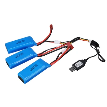 7.4 V 3000mah Baterie Lipo pentru Wltoys 1:14 144001 Masina RC jucarii Părți Baterie pentru Masina RC Wltoys 144001 1-5PCS 7.4 V Baterie T Plug