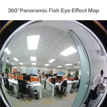 360 de Grade, Lumina LED-uri 960P Wireless Panoramic de Securitate Acasă de Securitate WiFi CCTV Fisheye Bec Lampa de Camera IP Două Moduri Audio