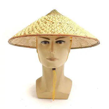 Vietnam Japonia Culi Paie, Bambus Con Manual Sun Hat Visor Grădină Fermier Pescuit
