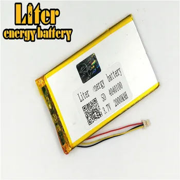 1.0 MM conector 3pin 4040100 3.7 V 2000mah Baterie Litiu-Polimer de polimer litiu-ion Baterie Înlocuire Tablet PC Baterie