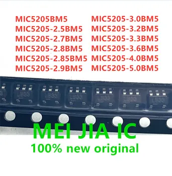 100BUC MIC5205BM5 MIC5205-2.5BM5 MIC5205-2.7BM5 MIC5205-2.8BM5 MIC5205-2.85BM5 MIC5205-2.9BM5 MIC5205-3.0BM5 MIC5205-3.2BM5