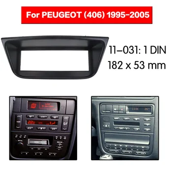 Radio auto Fascia Cadru Kit Pentru PEUGEOT (406) 1995-2005 Radio CD Stereo Audio Bezel Angel Panoul Ornamental Dash Unul Din Kit de Montare