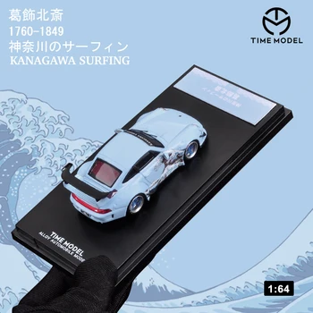 Timp Modelul 1:64 RWB 993 Kanagawa Surfing 1760-1849 turnat sub presiune Model de Masina