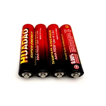 AAA Unică folosință battery1.5v Baterie AAA Baterii de Carbon în condiții de Siguranță Puternică explozie-dovada de 1,5 Volți Baterie AAA UM4 Baterie Fără mercur