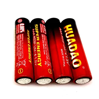 AAA Unică folosință battery1.5v Baterie AAA Baterii de Carbon în condiții de Siguranță Puternică explozie-dovada de 1,5 Volți Baterie AAA UM4 Baterie Fără mercur