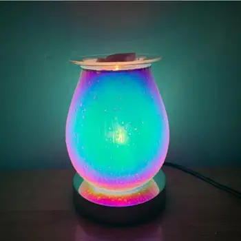 Touch comutator dim 3D aromoterapie masă lampă de Noptieră Corpuri de iluminat Pentru Dormitor Birou Lampă de Sticlă 3D lumina de noapte Decor Birou