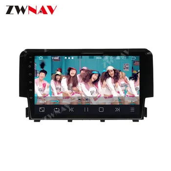 360 de Camere Android 10.0 sistem Auto Multimedia Player Pentru Honda Civic 2016-2018 GPS Navi Radio stereo IPS ecran Tactil unitatea de cap