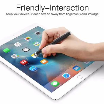 MoKo Cauciuc Sfat Stylus(4 Buc), Universal 8mm Înaltă precizie Pen,pentru Dispozitivele cu Ecran Tactil Smartphone-uri si Tablete pentru iPad, iPhone X
