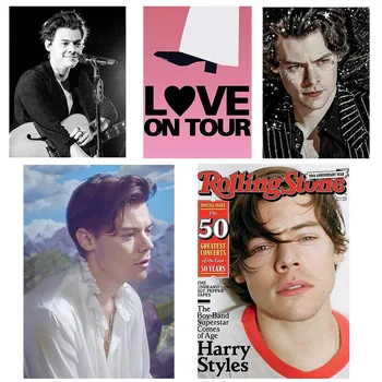 Celebrul Cântăreț Britanic Harry Stil Poster Decor Imagine Moderna Decor Acasă Decorare Camera Panza Tablou Poster