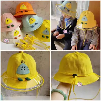 Mascarillas Copii Copii Anti-picături Vizorul Scut Găleată Pălărie Față Capacul de Protecție de la Soare Pălăria în Fața Capac de Protecție Capac de Soare