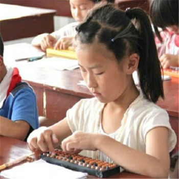 Abacus Montessori Jucărie 15 Cifre Copil Scoala Matematica de Învățare Aritmetică jucărie Tradițională Chineză Abac Jucarii Educative pentru copii
