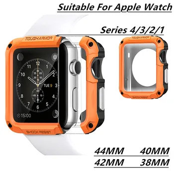 PC-ul Ceas Caz Pentru Apple Watch Serie 4/3/2/1 2-în-1 Caz De Ușor de Asamblare Și Dezasamblare Caz Pentru Iwatch Serie 44/42/40/38mm