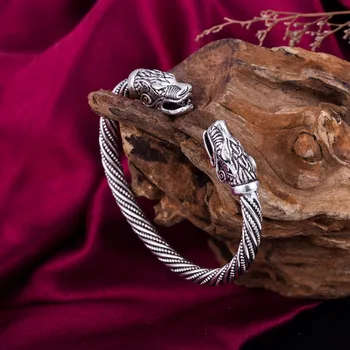 Dawapara Teen Wolf Brățară Accesorii de Moda Vikingii Bratari pentru Barbati Bratara Manșetă Bratari pentru Femei Fixează de Bijuterii Cadou