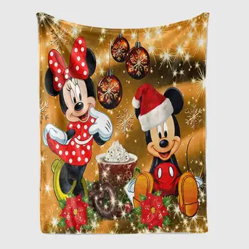 Disney Mickey Minnie Crăciun Tapiserie Desene Animate Agățat De Perete Camera De Nori Covor Cămin Tapiserii Art Decor Acasă Accesorii