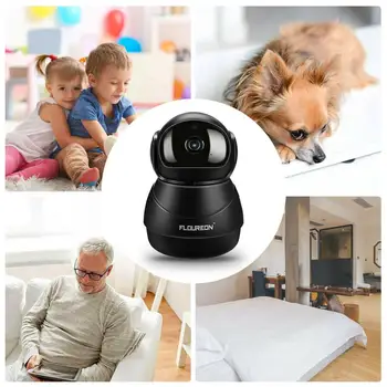 Wifi Camera IP 1080P Wireless de Securitate CCTV Camera IP HD H. 264 Wifi 2.0 MegapixelTwo Pentru Baby Monitor de Securitate Acasă IR CAM