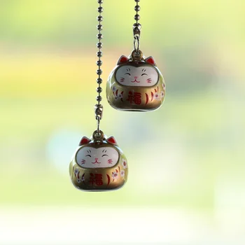 Sunet De Apă Bell Lanț De Șirag De Mărgele Masina Pandantiv Pandantiv Floare De Cires Bell Yushou Stil Japonez Drăguț Ornament