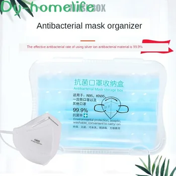 N95 Măști Medicale Cutie de Depozitare Praf-dovada, rezistent la apa Portabil Masca Folder de Stocare Japoneză în aer liber Anti-virus Produse Sanitare