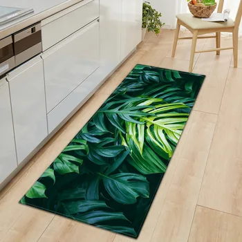 3D iarba Verde covoare absorbante non-alunecare de frunze de bambus usa mat baie bucătărie mat etaj dormitor sufragerie hol covor covor