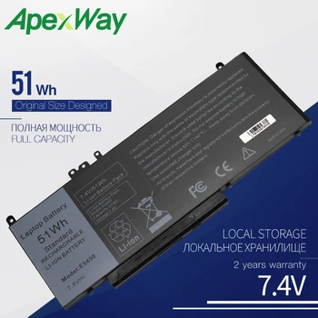 Apexway 7.4 V 51WH G5M10 Noua baterie de Laptop Pentru DELL Latitude E5250 E5450 E5470 E5550 E5570 7V69Y 3160 8V5GX R9XM9 WYJC2 1KY05