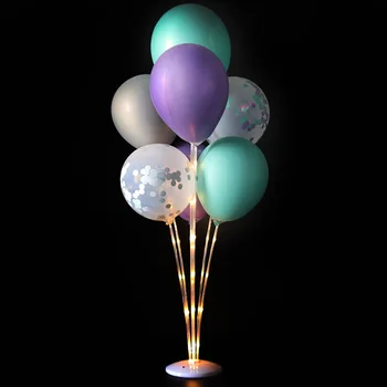 1/2set Bile de Aer de Lumină Led, Balon Stick Suport stativ pentru Baloane Petrecere de Ziua Decor Copil Adult Masă de Nuntă Ballon