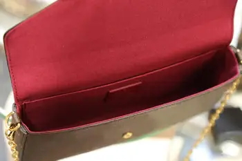 Clasic, high-end personalizate brand de lux pentru femei pătrat mic sac trei piese schimba clip cu un Singur Umar Messenger