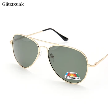 Glitztxunk Noul Negru Vintage Polarizat ochelari de Soare Barbati Sport Femei ochelari de Soare Ochelari de protecție în aer liber Conducere Sport ochelari de Soare UV400