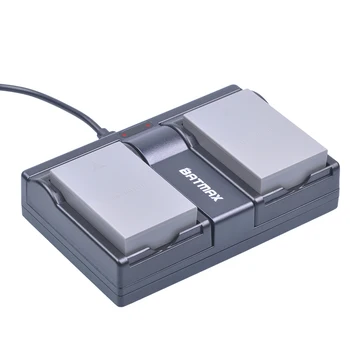 2Pc PS-BLS5 BLS-5 BLS5 BLS 5 BLS-50 Baterie +Dual USB Incarcator pentru Olympus OM-D E-M10, PEN E-PL2, E-PL5, E-PL6, E-PM2, Stylus 1