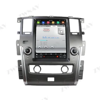 Android 9 12.1 inch PX6 ecran vertical Tesla stil radio AUTO GPS bluetooth navigare player pentru Nissan Patrol 2010-