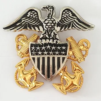 Nobil SUA Marinei Militare Pălărie Albă Ofițer în Armata Americană Capac Pentru Cosplay Vultur Emblema de Halloween, Cadou de Crăciun