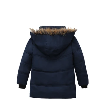 2019 băieți paltoane și jachete dimensiunea 2-5t vârstă grea husky de iarna toamna toamna îmbrăcăminte îngroșarea glugă de lână cu fermoar