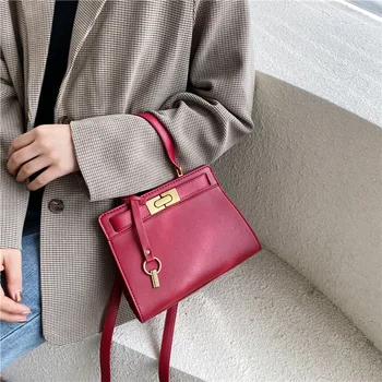 De înaltă calitate, sac de mici 2020 nou de lux pentru femei portabil sălbatice geantă de umăr moda textura simplu mesager pătrat mic sac