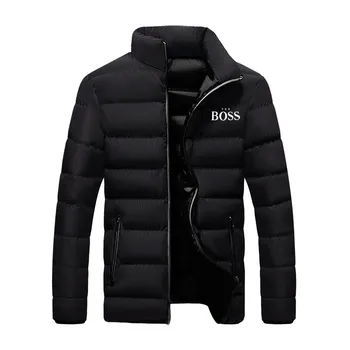 Jos jacheta de iarna pentru tineret haină scurtă windproof bumbac gros de îmbrăcăminte pentru bărbați haina