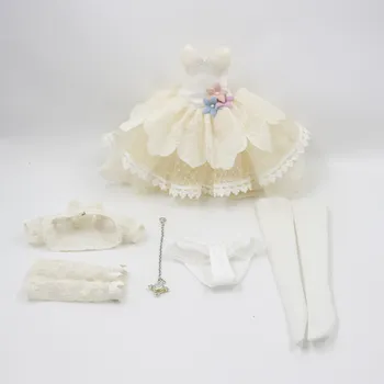 Visul Fairy numai pentru 1/4 bjd 45cm papusa drăguț Sexy dantelă albă costum de haine de Înaltă Calitate Blyth Jucărie Cadouri