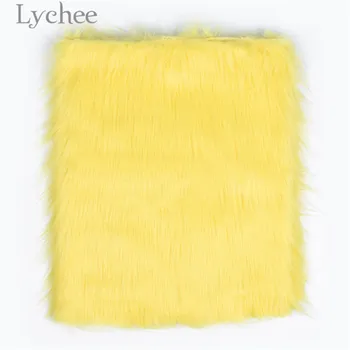 Lychee Viața 50cmx175cm Jucărie de Pluș Material de Înaltă Calitate Parul Lung Faux Blana Tesatura Manual DIY Materiale Pentru articole de Îmbrăcăminte