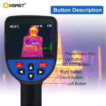 XEAST rapid localizează termica de încălzire prin pardoseală încălzire conducte de detectare defect 300.000 de pixeli digital căldură sensibilă