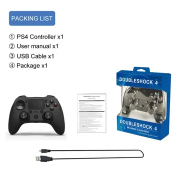 Gamepad-uri Pentru PS4 Controler Wireless cu 6 axe Bluetooth, Consolă de jocuri Accesorii pentru PS4 controler de joc Bluetooth