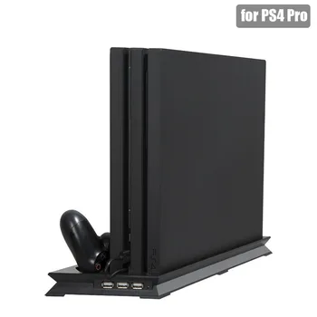 PS4 PRO PS 4 Pro radiatorul de Răcire Ventilator Vertical Încărcător Suport Dual Controller de Încărcare de Andocare pentru playstation 4 Pro Accesorii