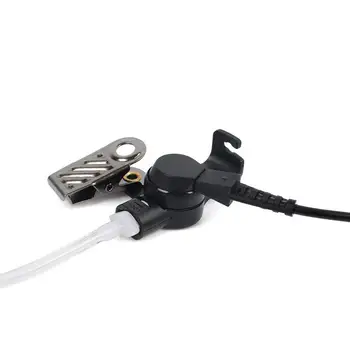 3.5 mm Poliție Asculta Doar Tub Acustic Casca cu O Pereche Mediu Earmolds pentru Boxe Microfoane