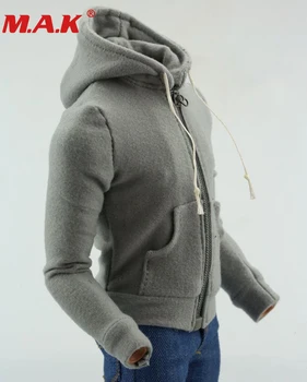 1/6 scară om de sex masculin pulover cu gluga hanorace haine jucărie modele de 12 cm fata de doamna cifrele de acțiune a organismelor wei model de îmbrăcăminte